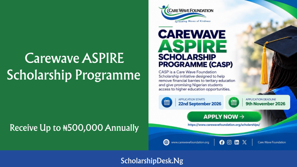 Carewave ASPIRE Scholarship Programme